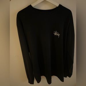 Black Long Sleeve Stussy T-Shirt